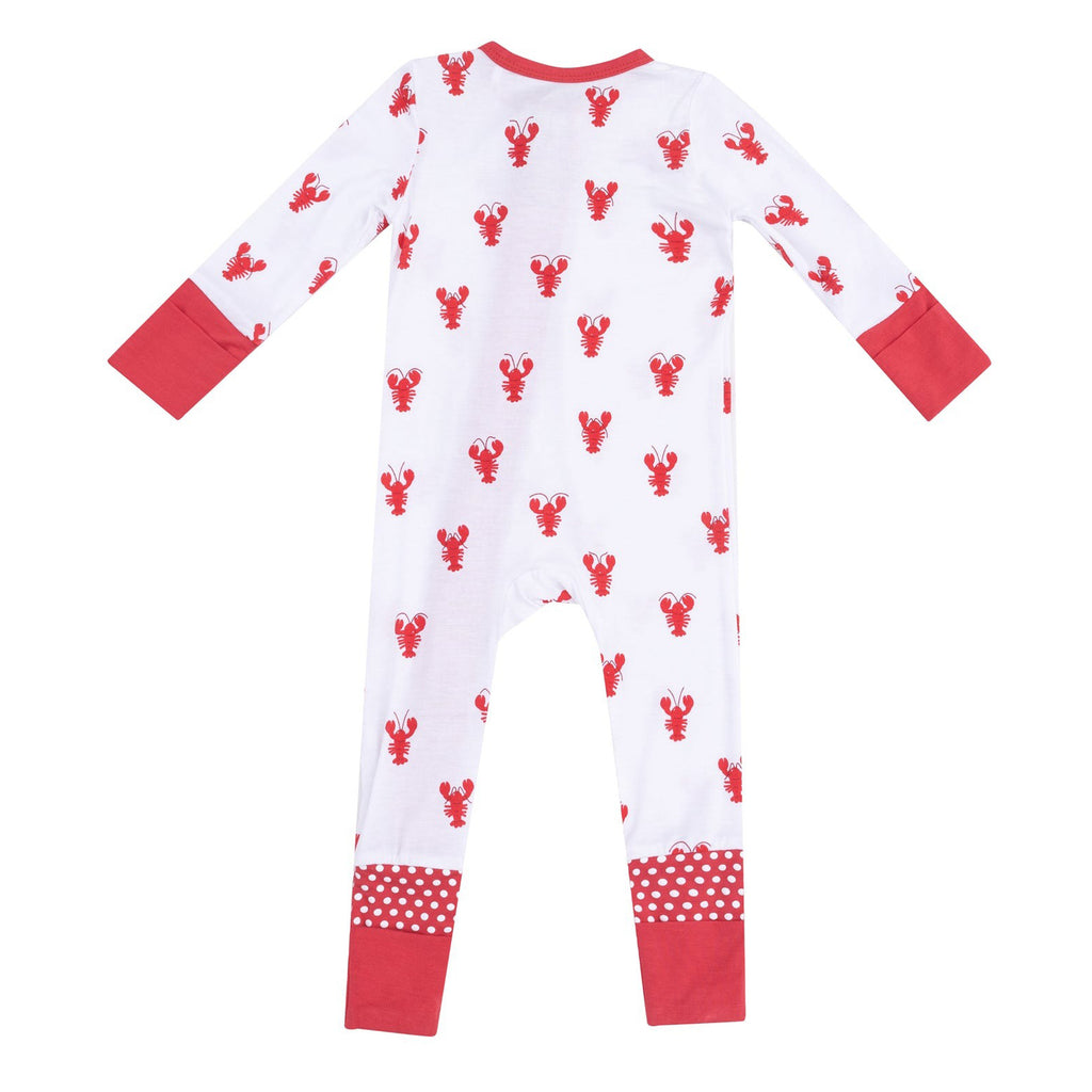 Lobster Bamboo 2 Way Zipper Romper