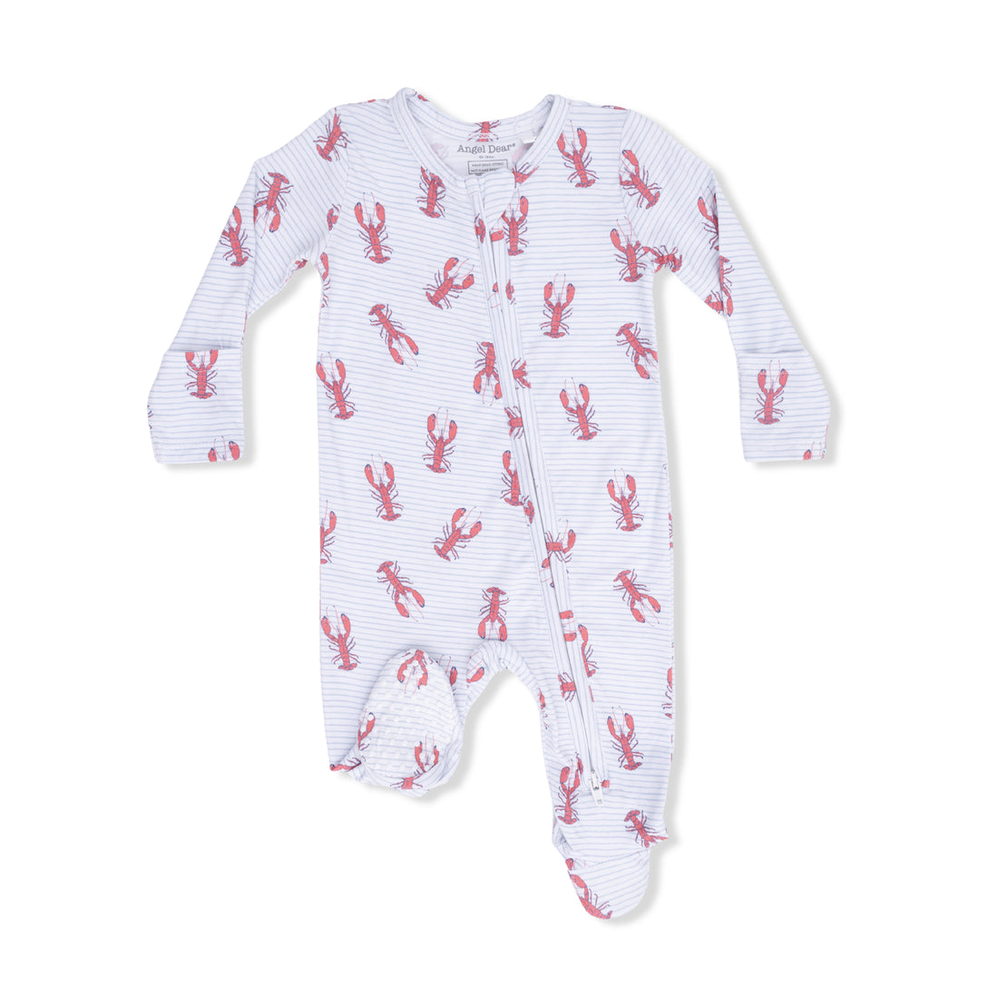 Lobsters - 2 Way Zipper Footie Lobsters - 2 Way Zipper Footie