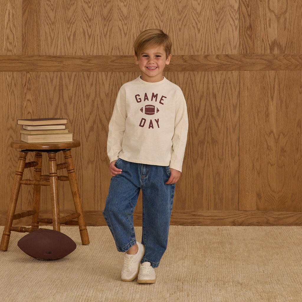 Long Sleeve Paneled Tee - Game Day