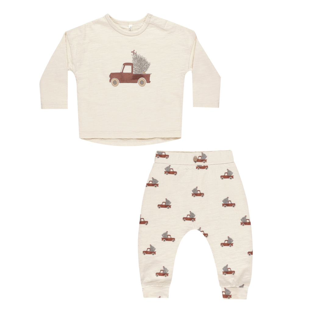 Long Sleeve Tee + Pant Set - Trucks