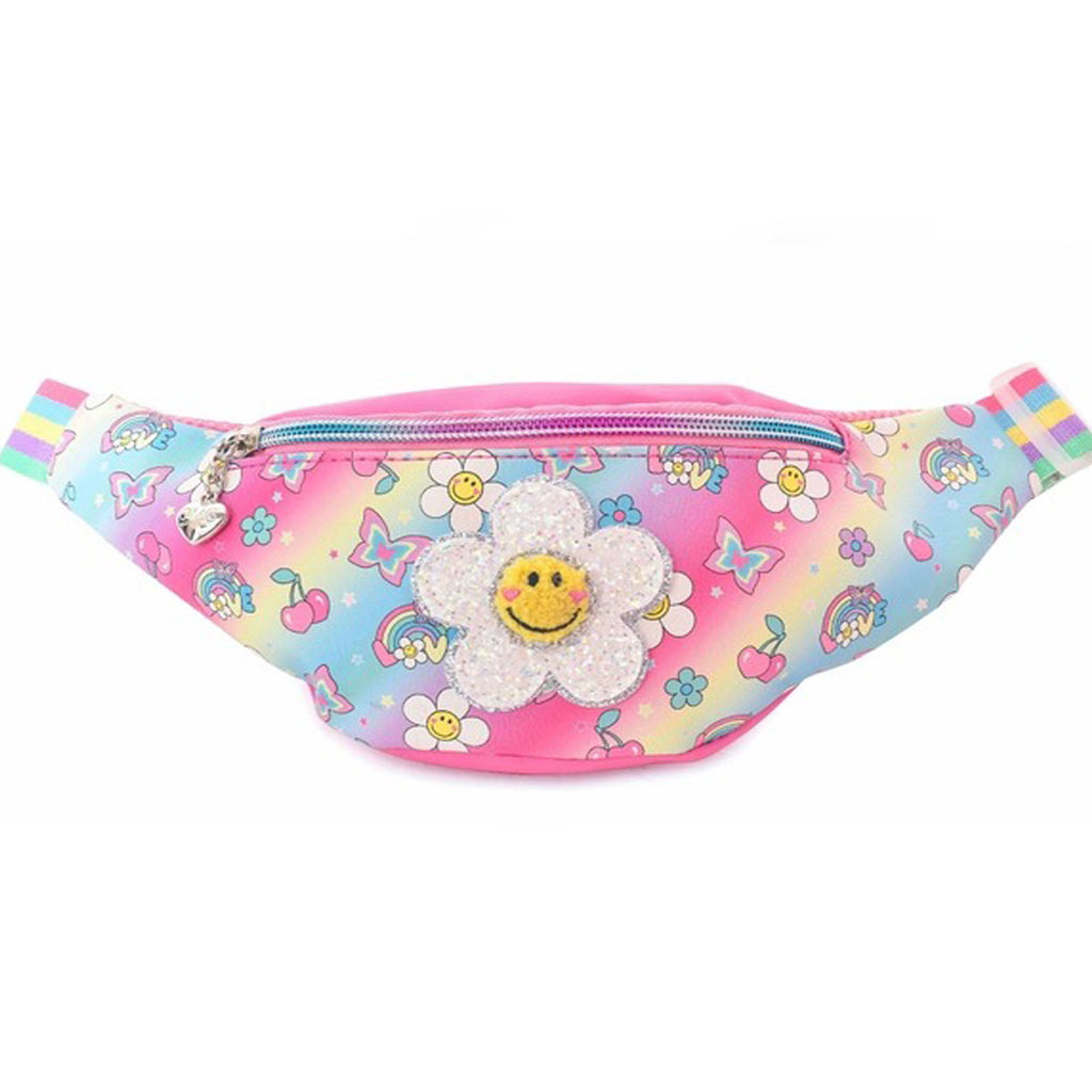 Love Daisy Ombre Print Fanny Pack-BACKPACKS, PURSES & LUNCHBOXES-OMG Accessories-Joannas Cuties