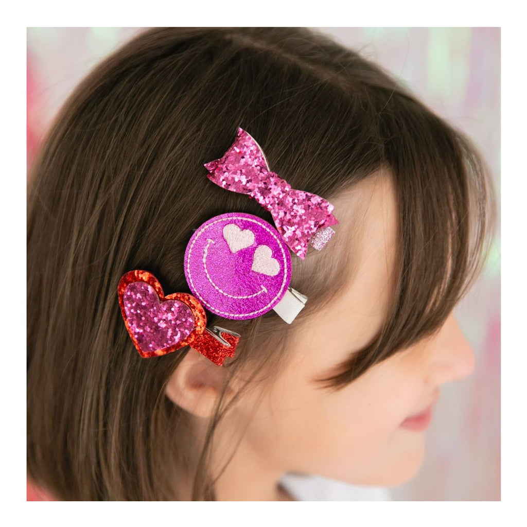 Lover Babe Valentine's Day Clip Set-HAIR CLIPS-Sweet Wink-Joannas Cuties