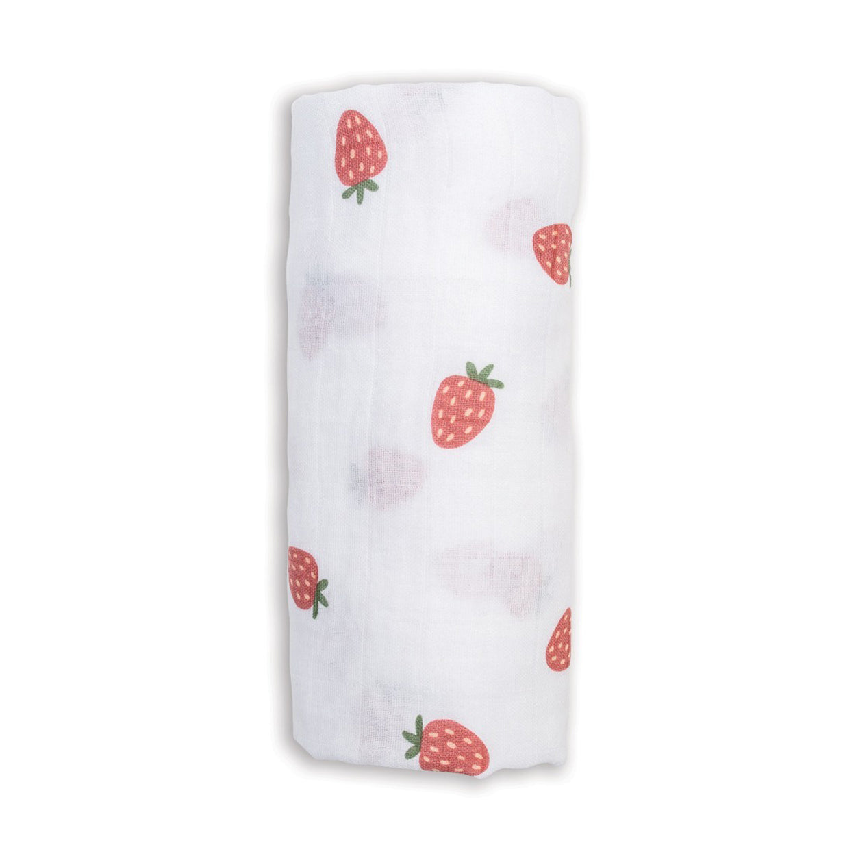 Lulujo Cotton Swaddle Strawberries