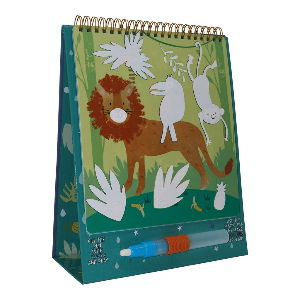 Magic Colour Changing Watercard Easel and Pen - Jungle