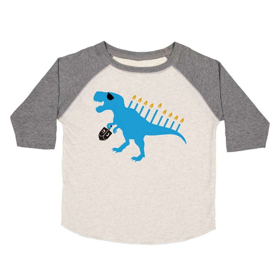 Menorasaurus Hanukkah 3/4 Shirt
