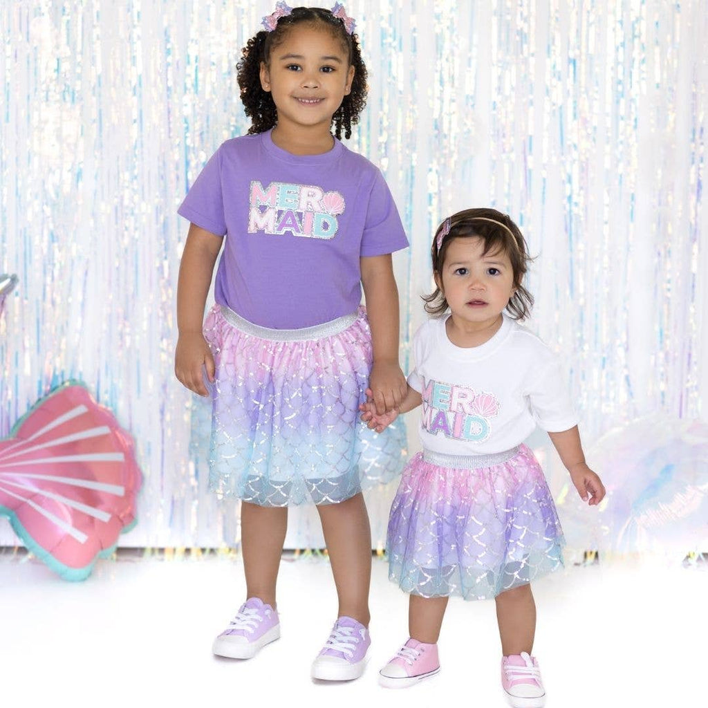 Mermaid Patch Short Sleeve T-Shirt