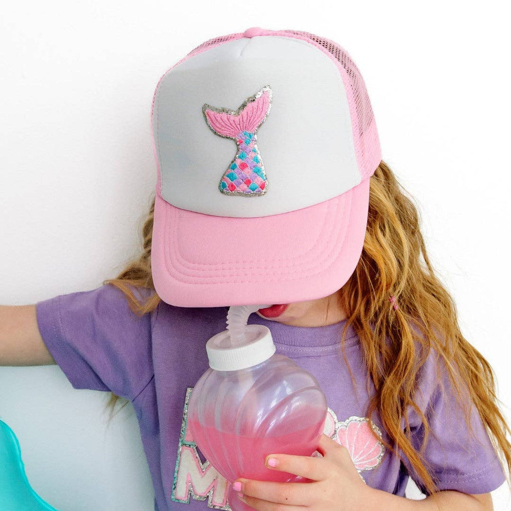 Mermaid Tail Patch Trucker Hat