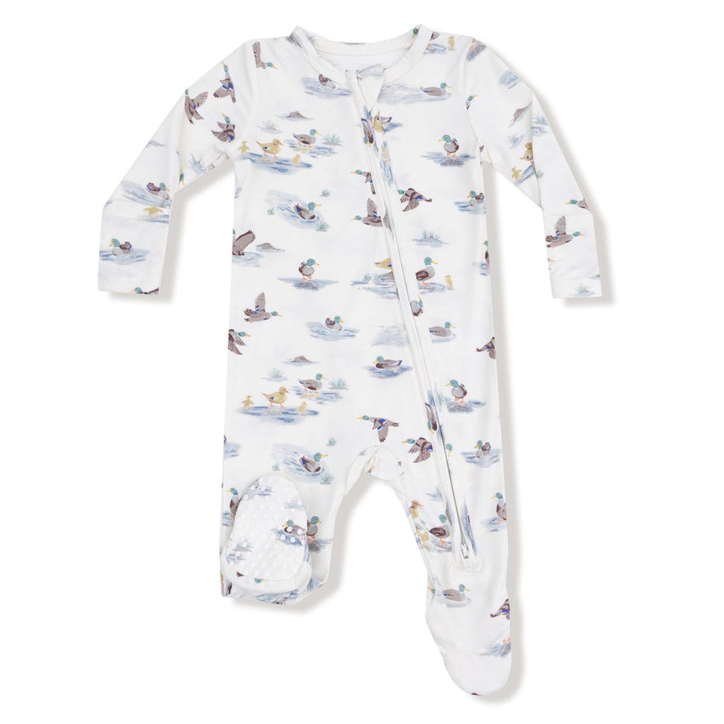 Migrating Mallards - 2 Way Zipper Footie