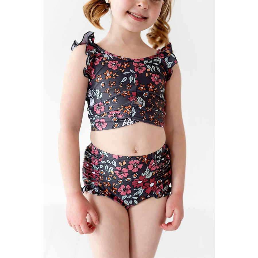 Moody Floral 2-Piece Ruffle Suit-SWIMWEAR-Made By Molly-Joannas Cuties