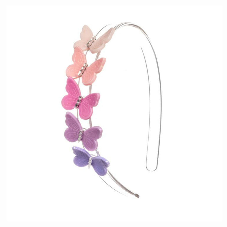Multi Butterflies Purple Shades Headband-HEADBANDS-Lilies & Roses-Joannas Cuties