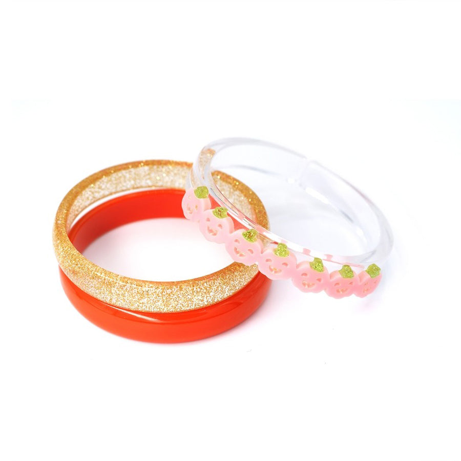 Multi Pumpkin Pink Bracelet Set-JEWELRY-Lilies & Roses-Joannas Cuties