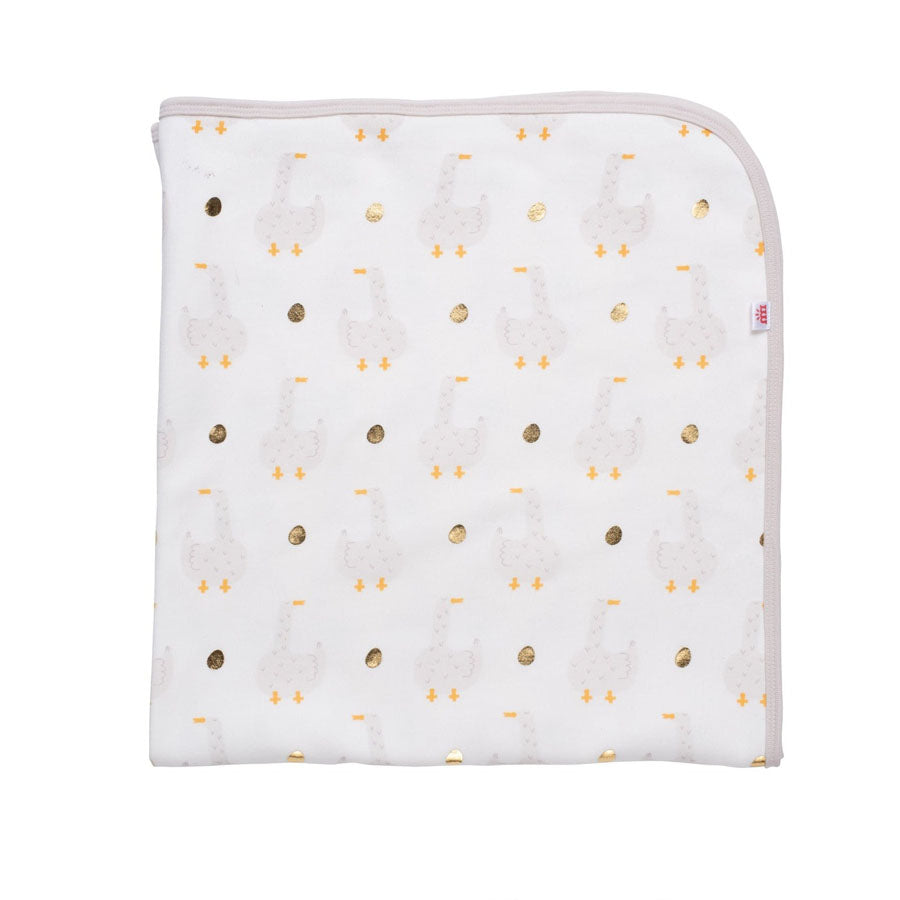 Mummy Goose Organic Cotton Soothing Swaddle Blanket-SWADDLES & BLANKETS-Magnetic Me-Joannas Cuties