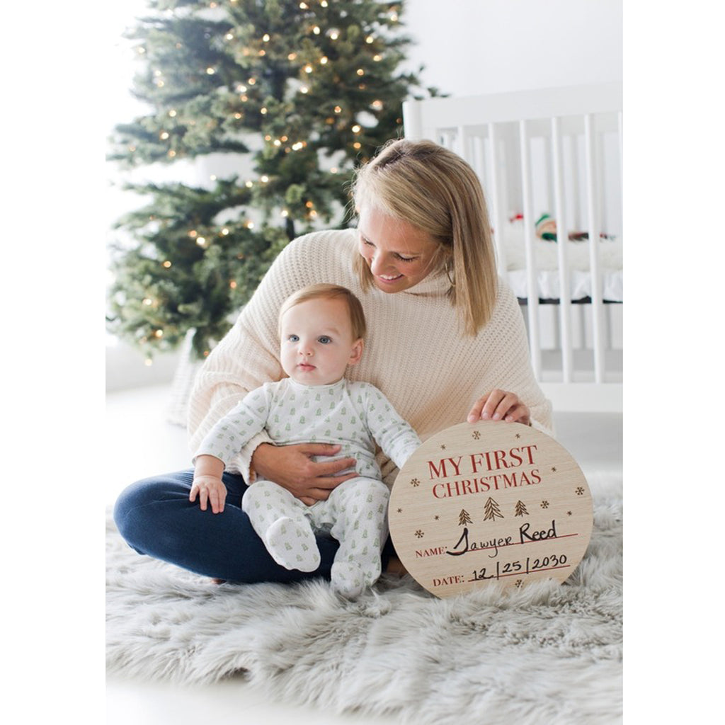 My First Christmas Wooden Holiday Photo Prop Sign-DECOR-Pearhead-Joannas Cuties