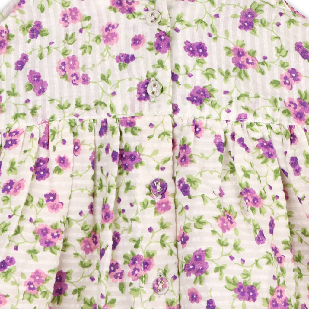 Naomi Seersucker Baby Dress + Bloomer