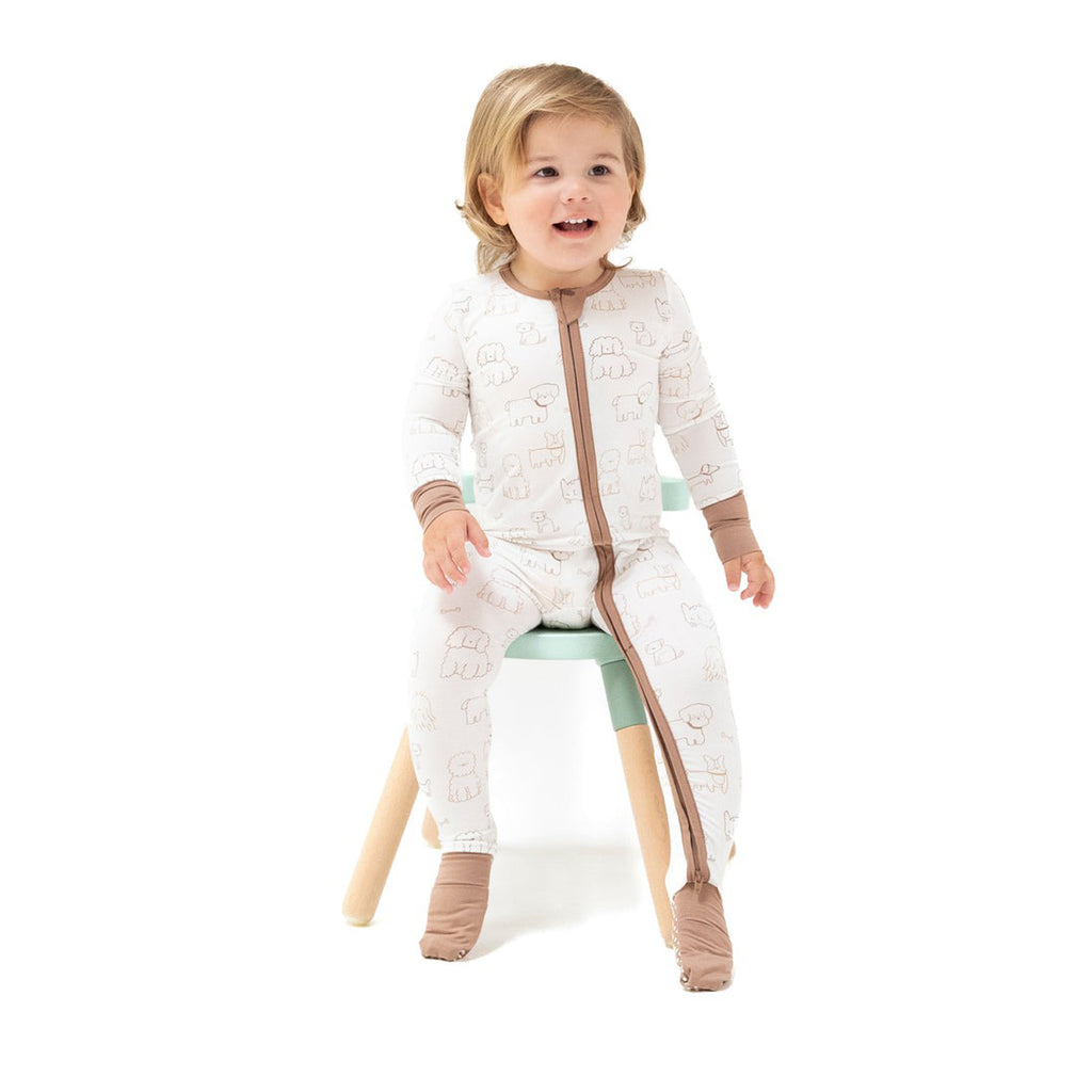 Neutral Pups - Convertible Romper