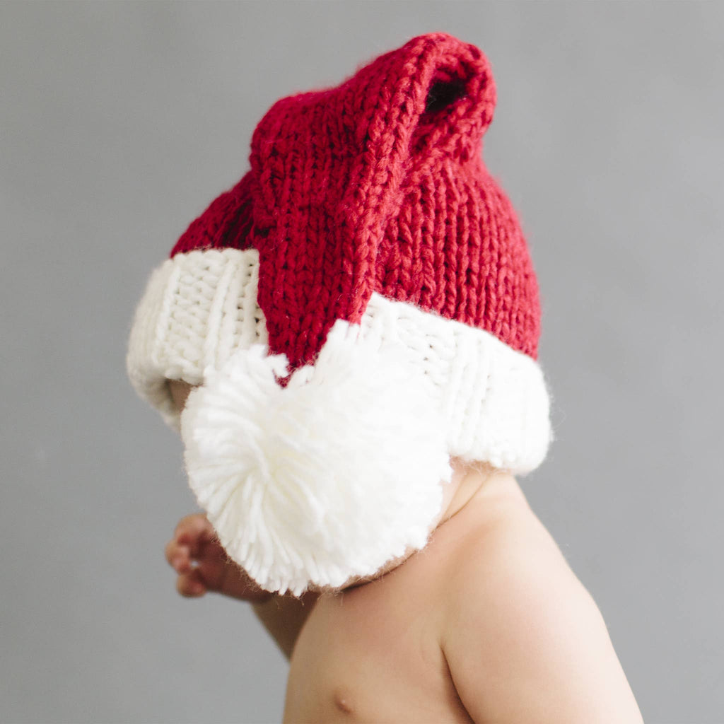 Nicholas Santa Hat | Hand Knit Kids & Baby Christmas Holiday