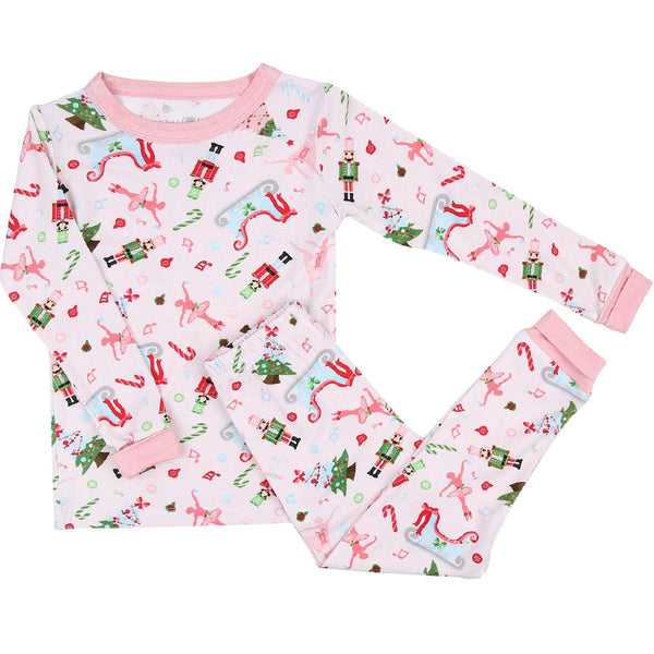 Nutcracker Joy Pink Long Pajama