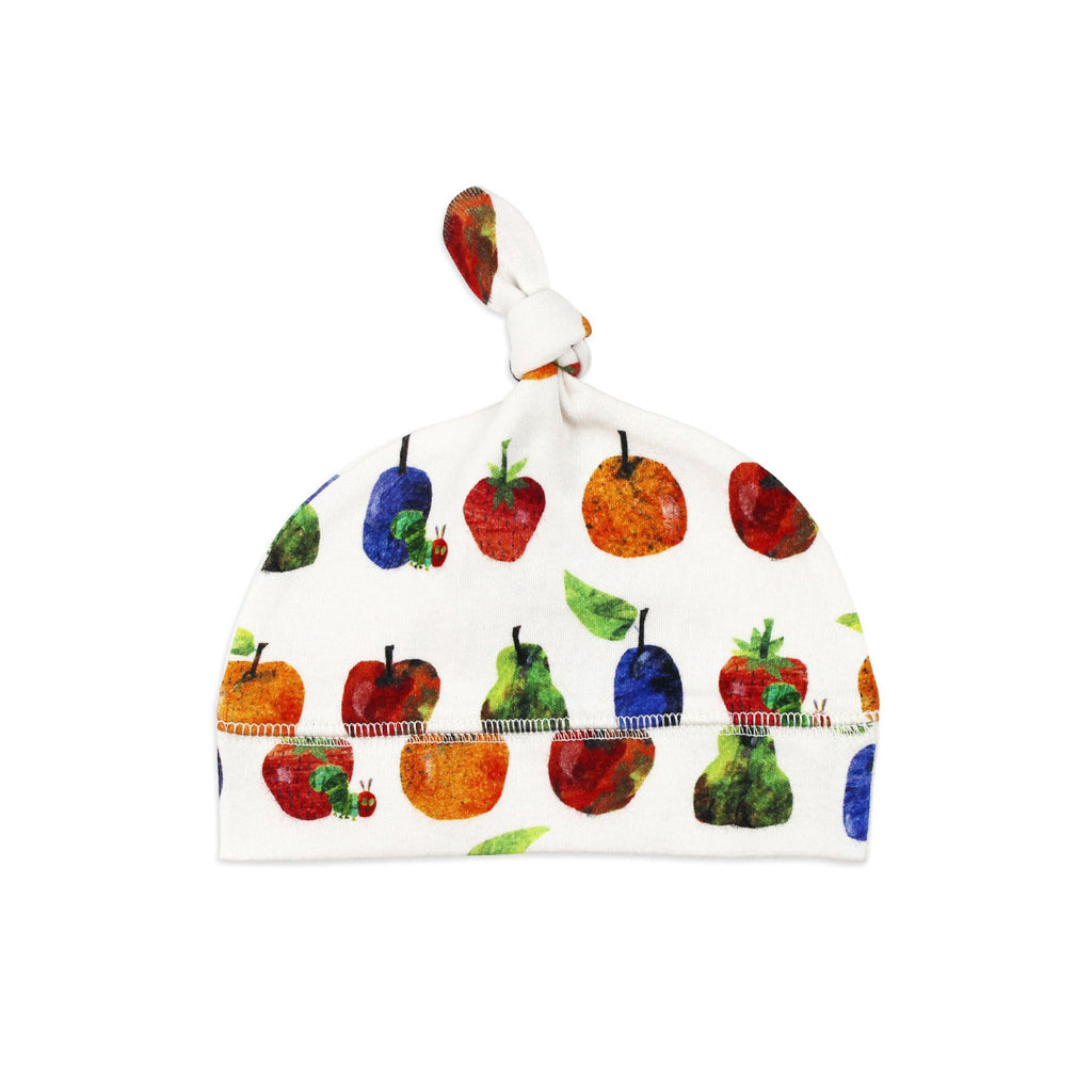 Organic Banded Top-Knot Hat In Fruit-HATS & SCARVES-L'ovedbaby-Joannas Cuties
