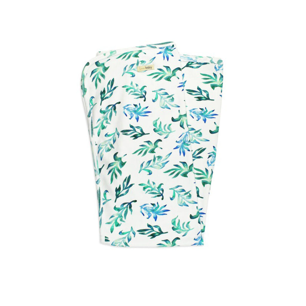 Organic Blanket In Seaweed-SWADDLES & BLANKETS-L'ovedbaby-Joannas Cuties