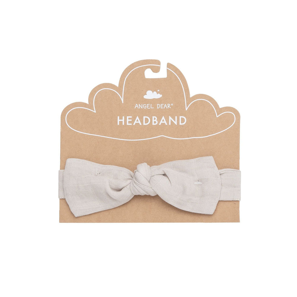 Organic Headband - Oatmeal Solid Muslin