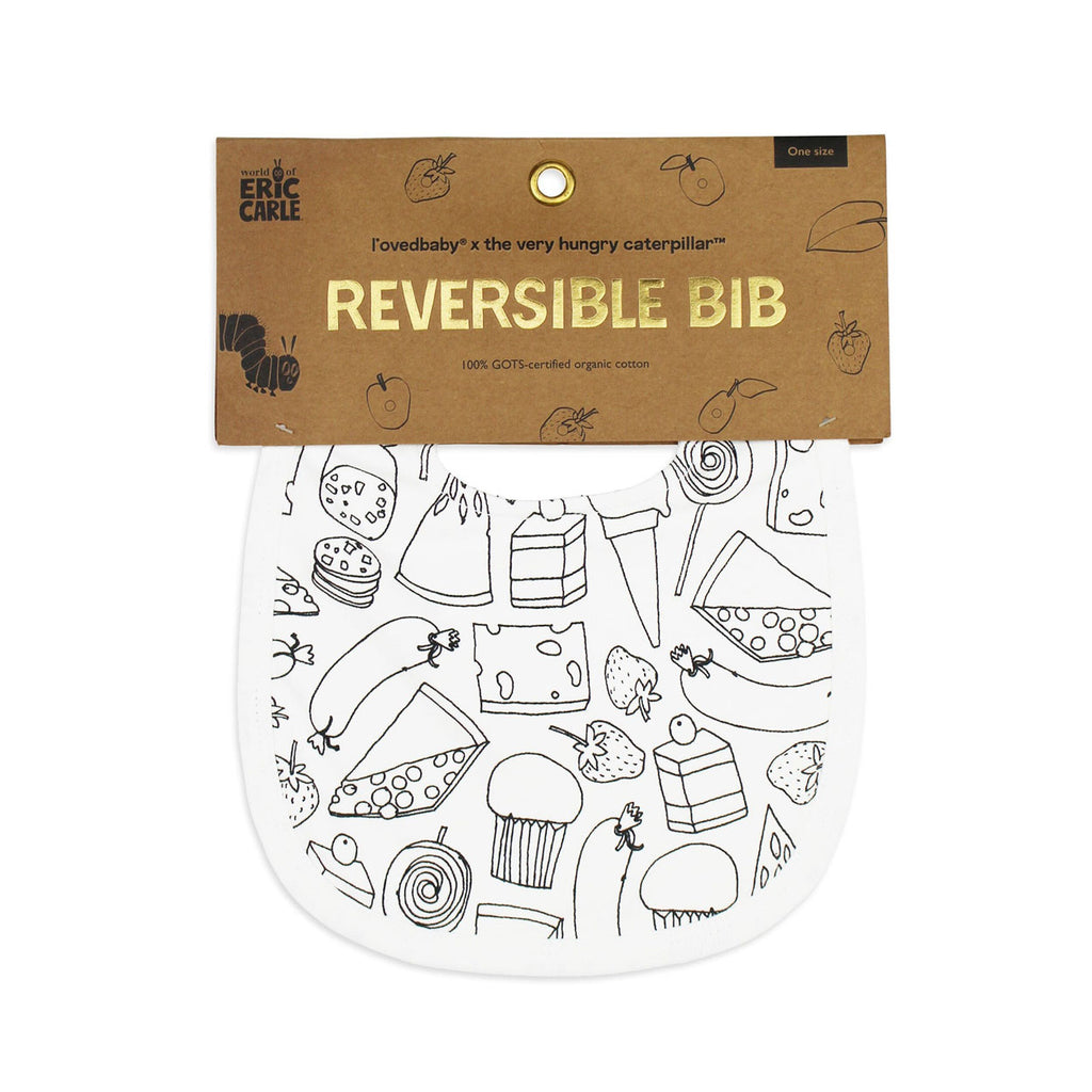 Organic 2-Layer Reversible Bib in Snacks-BIBS-L'ovedbaby-Joannas Cuties
