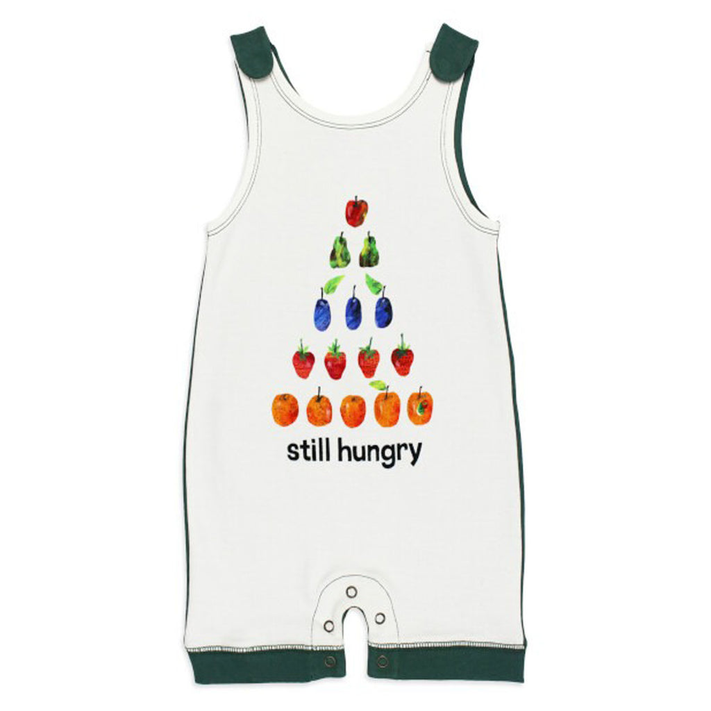 Organic Sleeveless Romper Size In Still Hungry