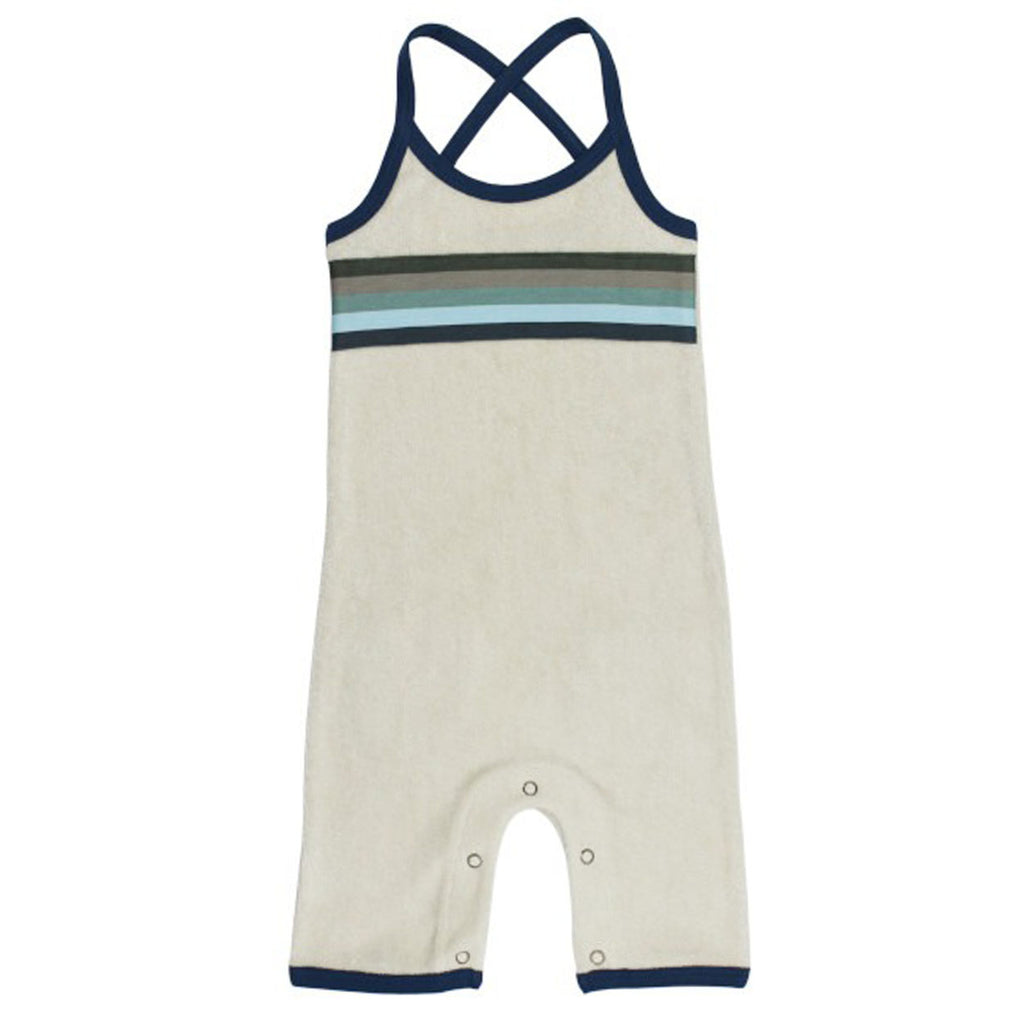 Organic Terry Cloth Overall In Blue