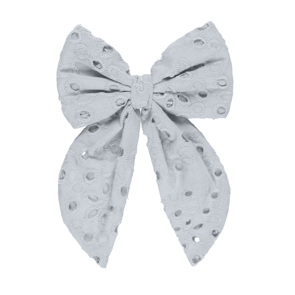 Oversized Bow - Light Blue