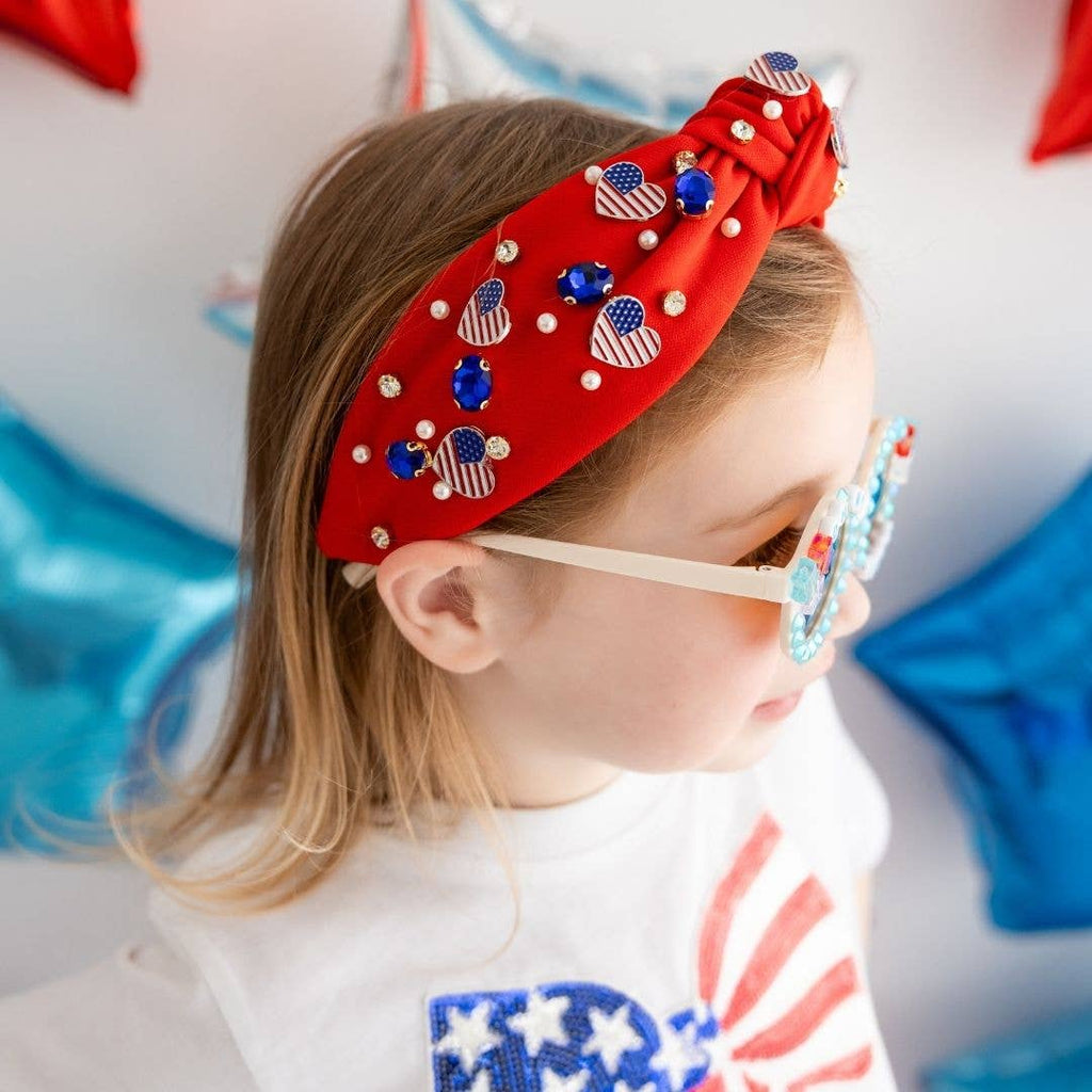 Patriotic Cutie Gemstone Headband