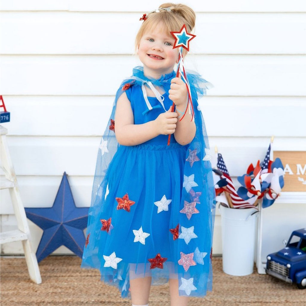Patriotic Star Tank Tutu Dress - Kids 4th of July Dress