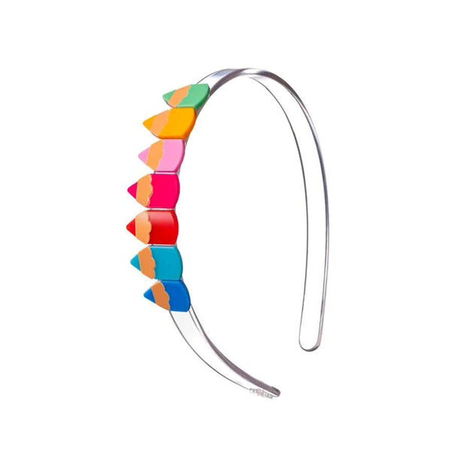Pencils Vibrant Colors Headband-DRESSES & SKIRTS-Lilies & Roses-Joannas Cuties