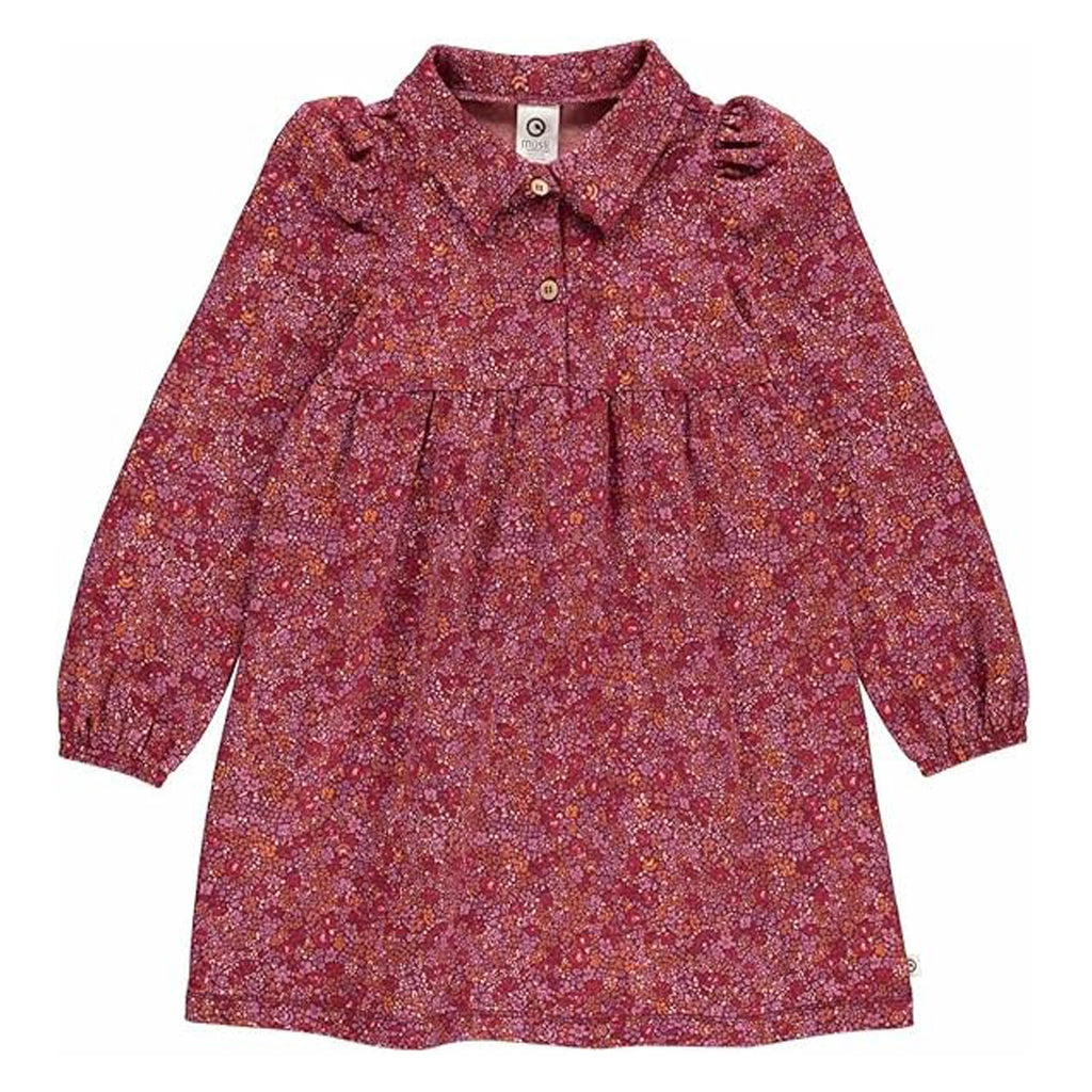 Petit Blossom Collar L/S Dress