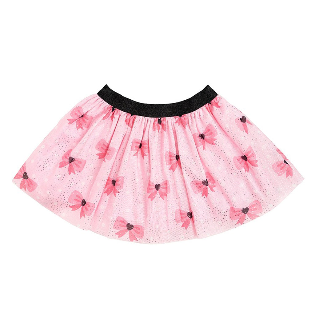 Pink Bow Tutu Dress Up Skirt - Kids Tutu-DRESSES & SKIRTS-Sweet Wink-Joannas Cuties
