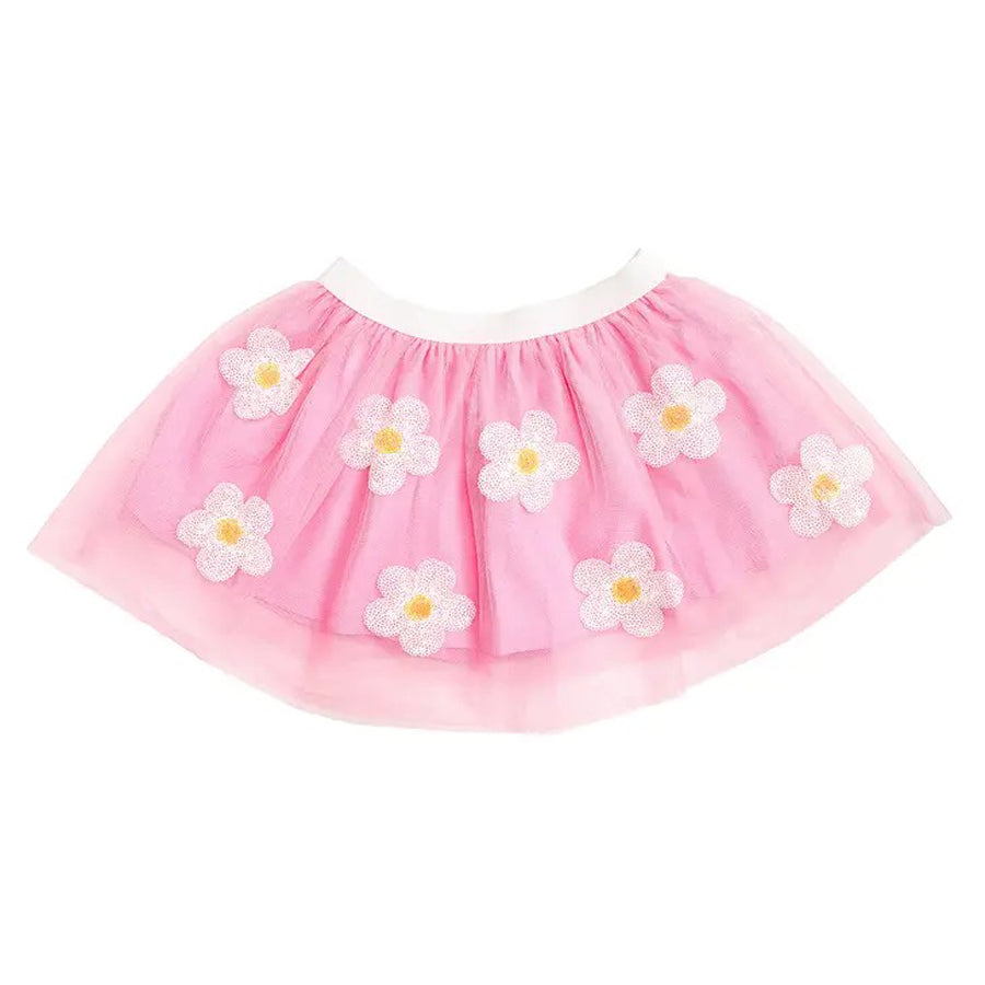 Pink Daisy Sequin Tutu - Dress Up Skirt - Kids Spring Tutu Pink Daisy Sequin Tutu - Dress Up Skirt - Kids Spring Tutu