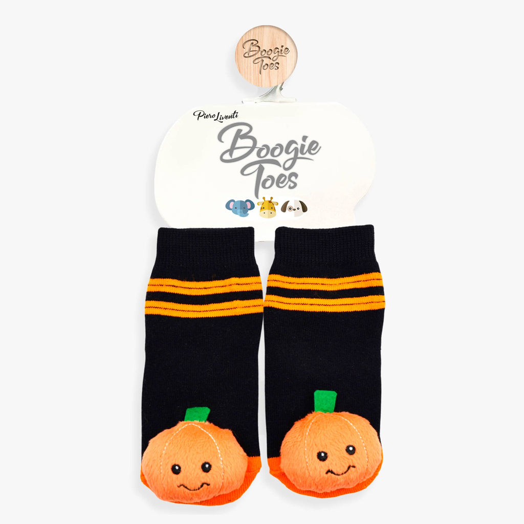 Pumpkin Halloween Boogie Toes Rattle Socks