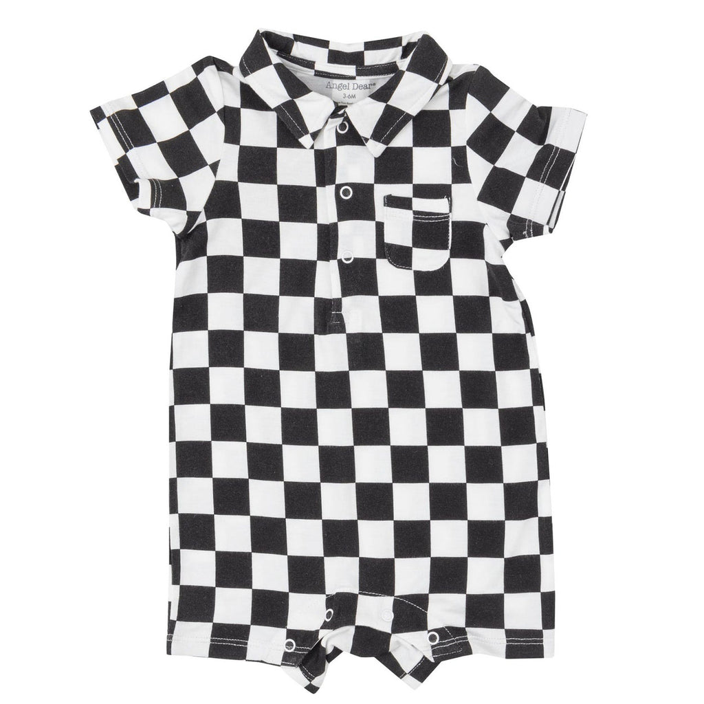 Polo Shortie - Checkerboard