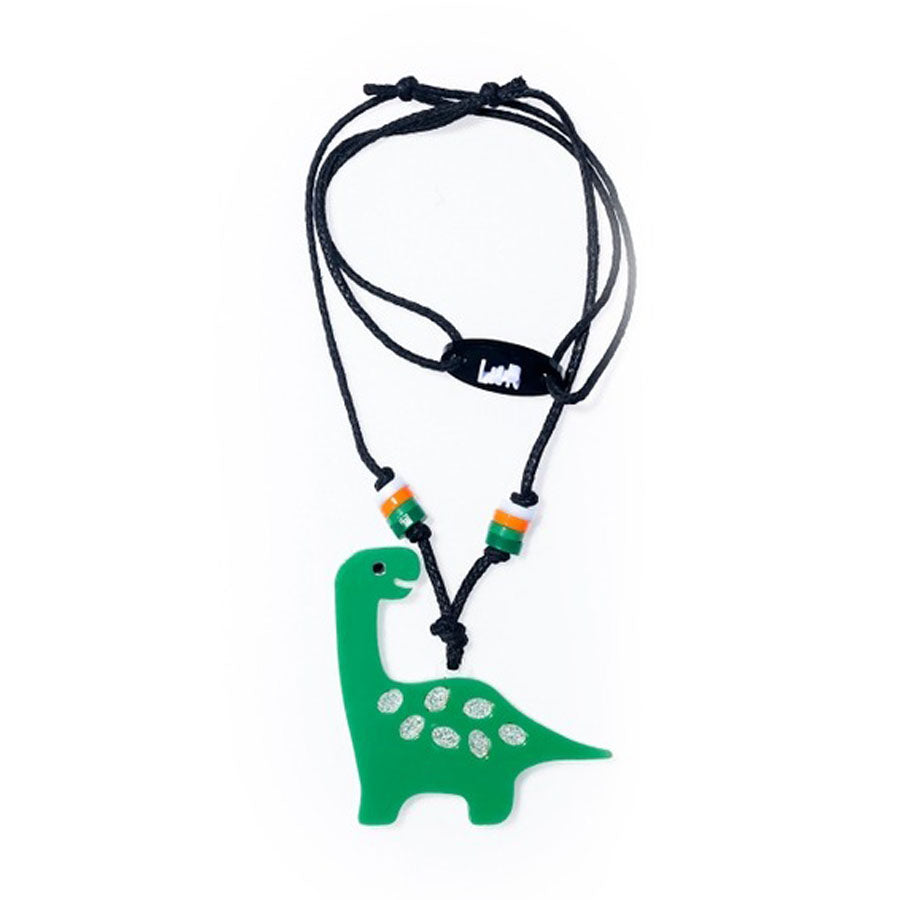 Preciousaurus Green/Black Beaded Necklaces-JEWELRY-Lilies & Roses-Joannas Cuties