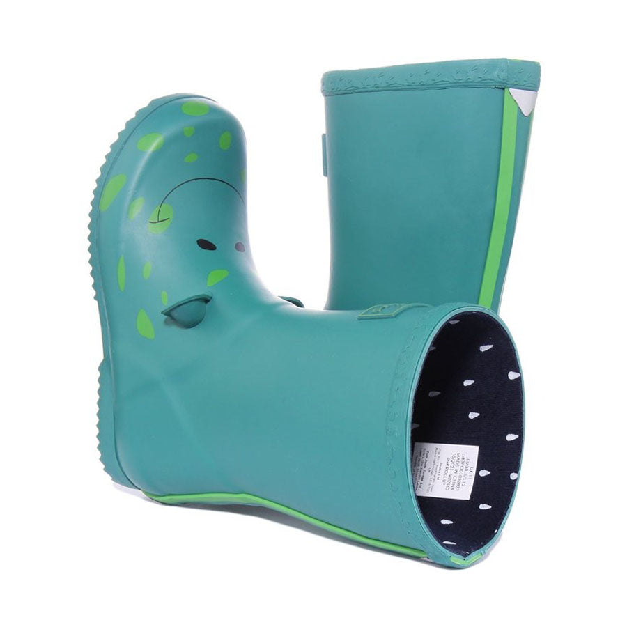 Printed Baby Welly - Green frog-SHOES-Joules-Joannas Cuties