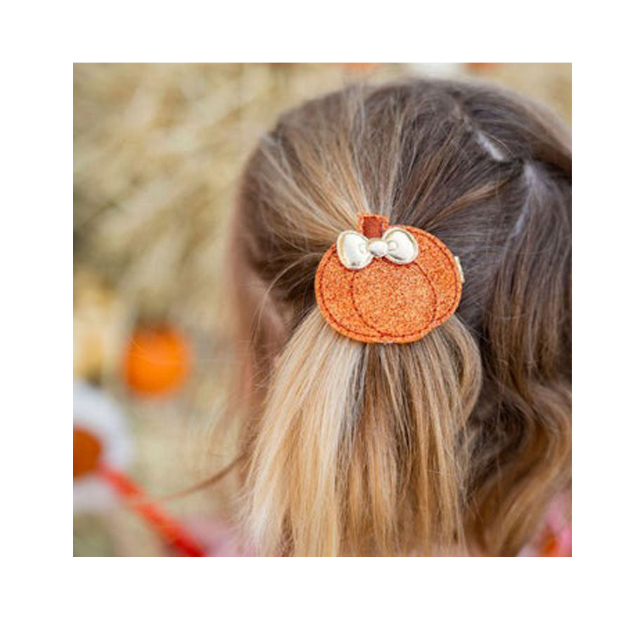 Pumpkin Clip Set-HAIR CLIPS-Sweet Wink-Joannas Cuties