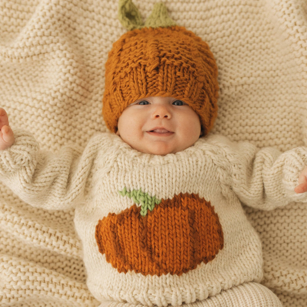 Pumpkin Crew Neck Sweater for Baby & Toddler