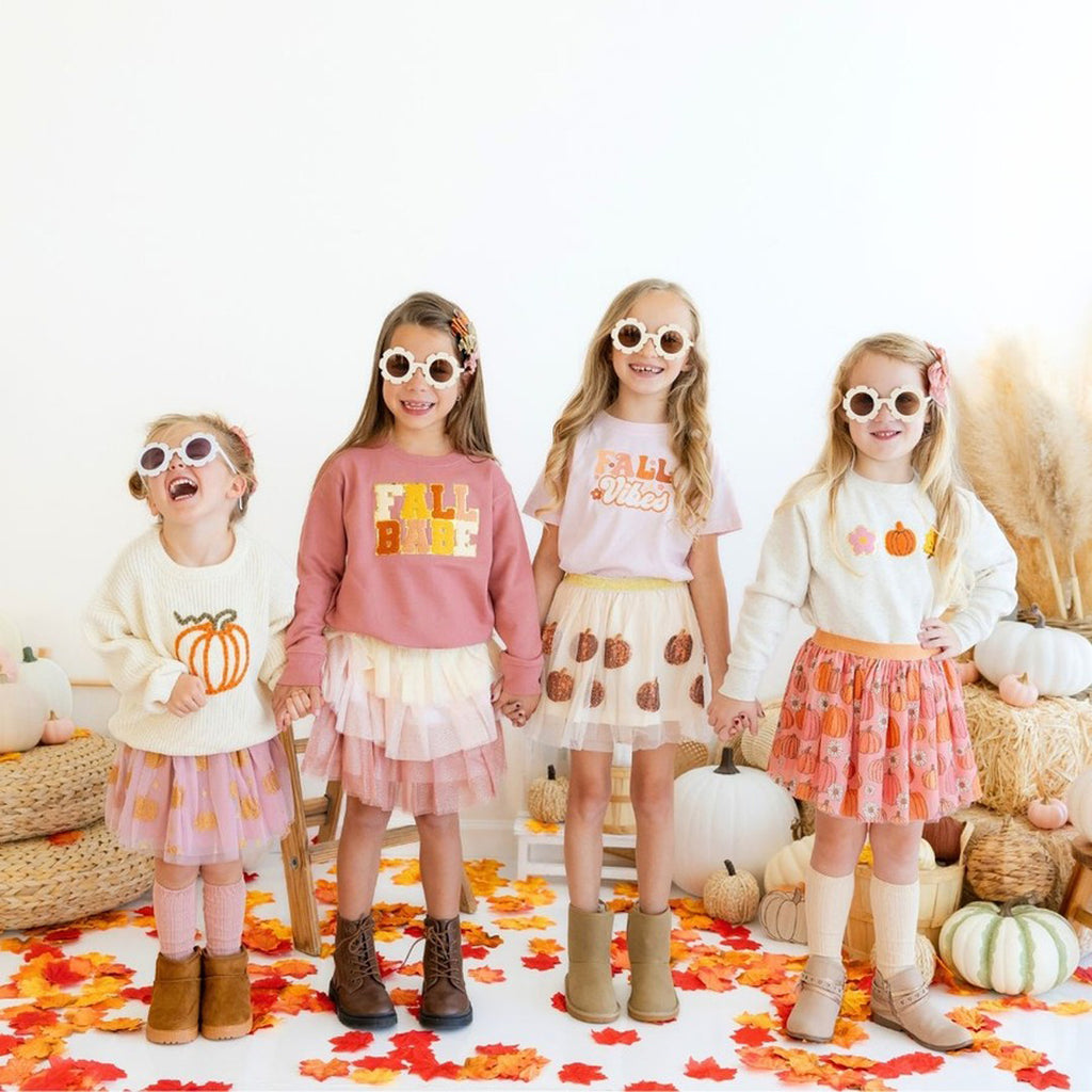 Pumpkin Fun Patch Sweatshirt - Kids Fall Crewneck