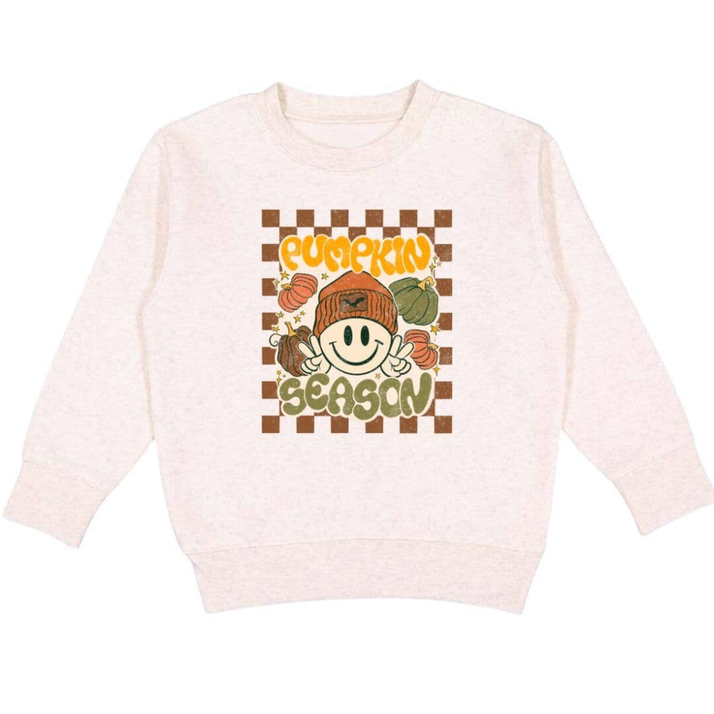 Pumpkin Season Sweatshirt - Kids Fall Crewneck