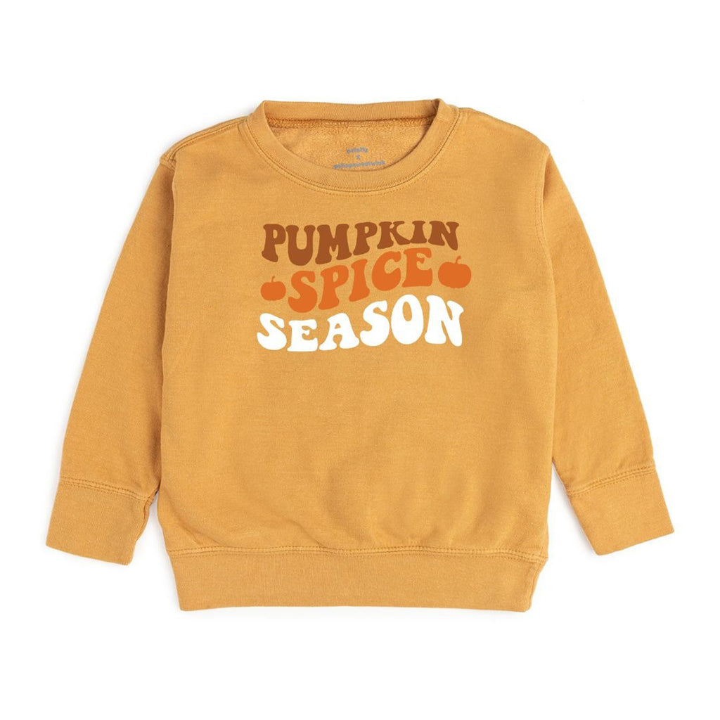 Pumpkin Spice Season Sweatshirt - Mustard