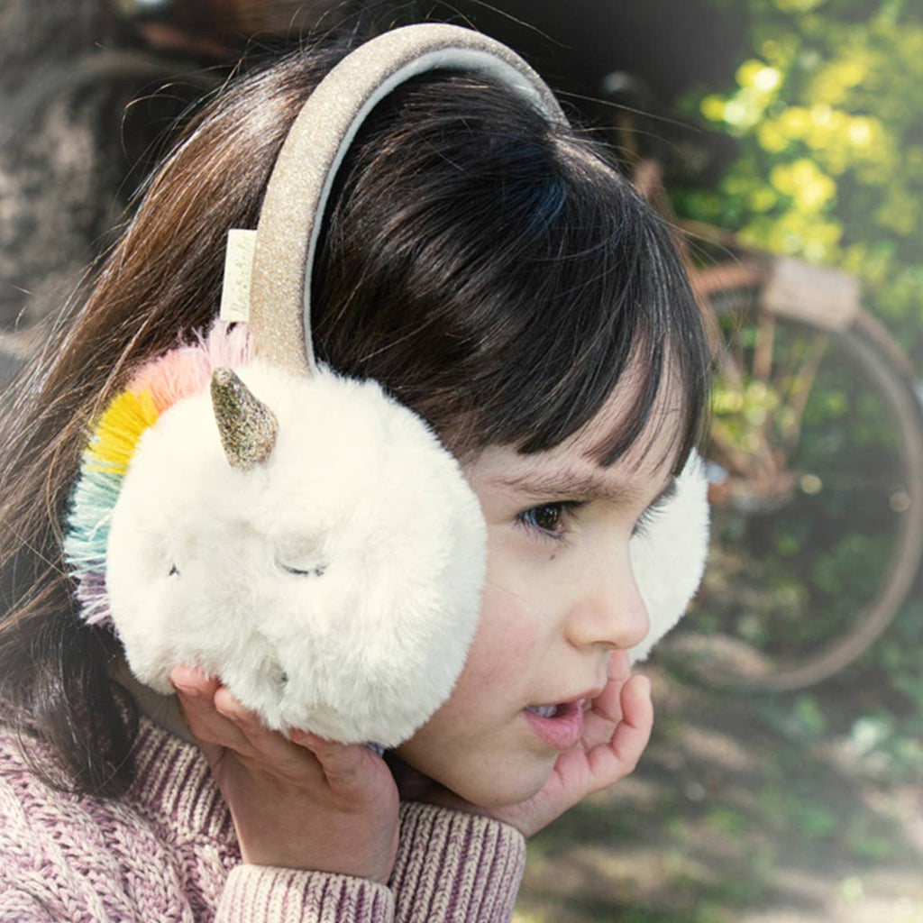 Rainbow Unicorn Earmuffs-Rockahula Kids-Joannas Cuties