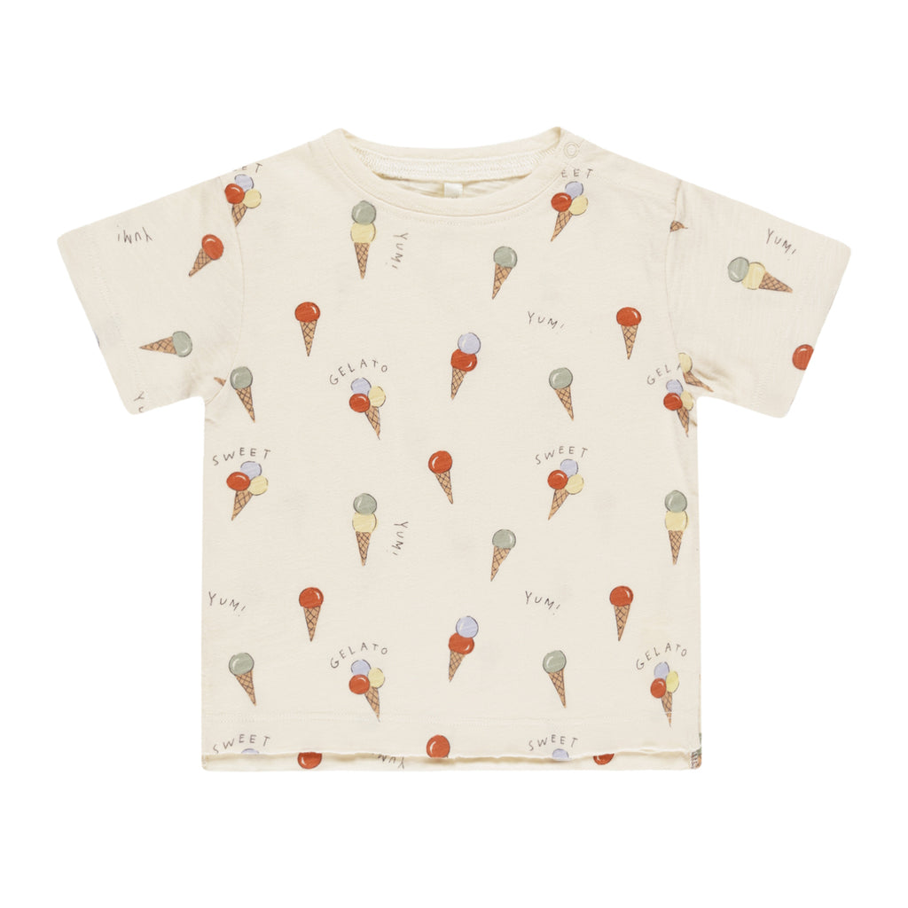 Raw Edge Tee - Gelato