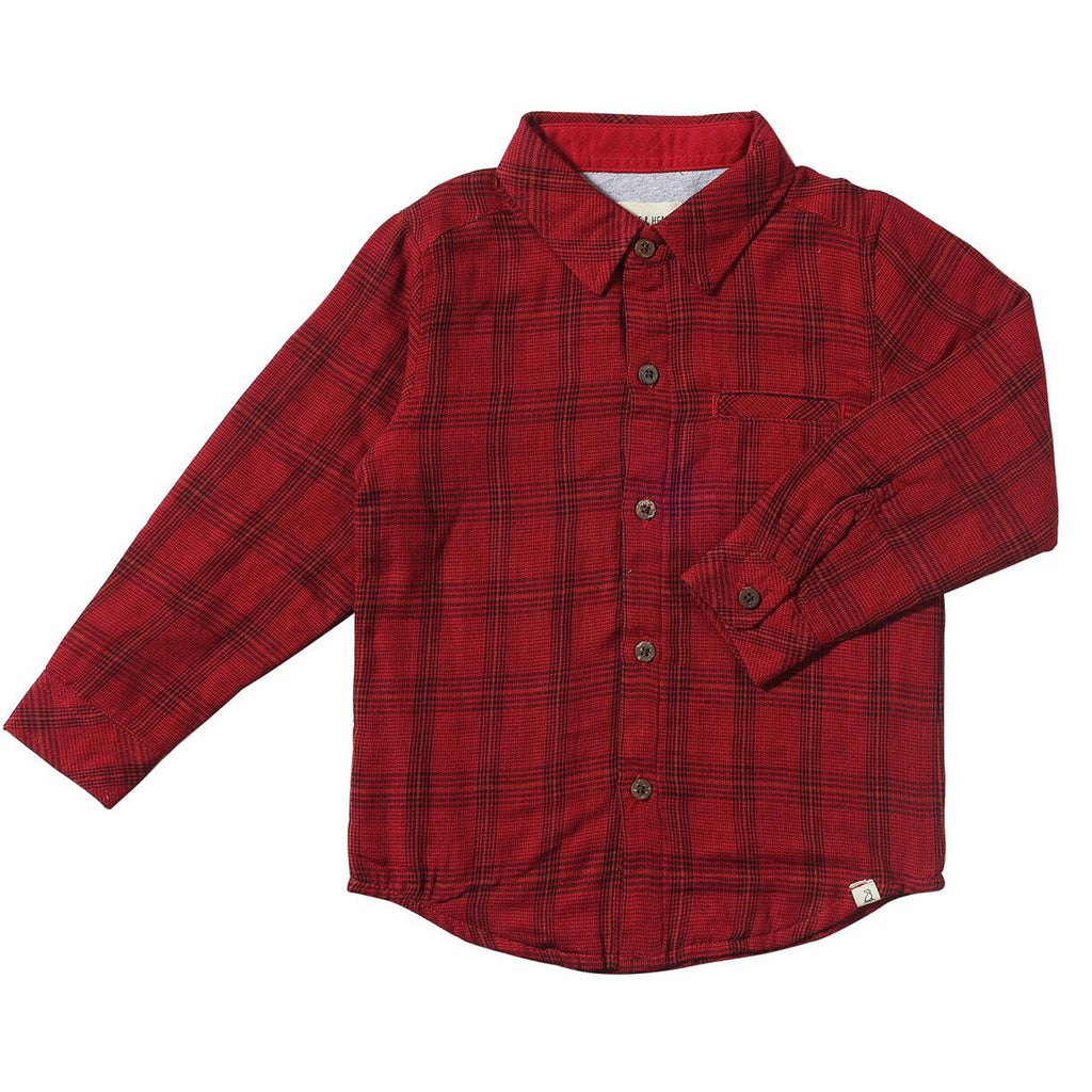 Red/Black Mico Plaid Atwood Woven Shirt