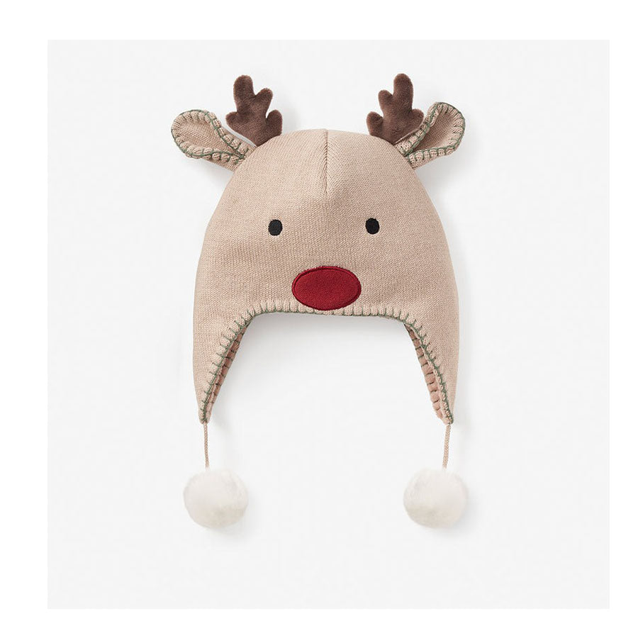 Reindeer Aviator Baby Hat-HATS & SCARVES-Elegant Baby-Joannas Cuties