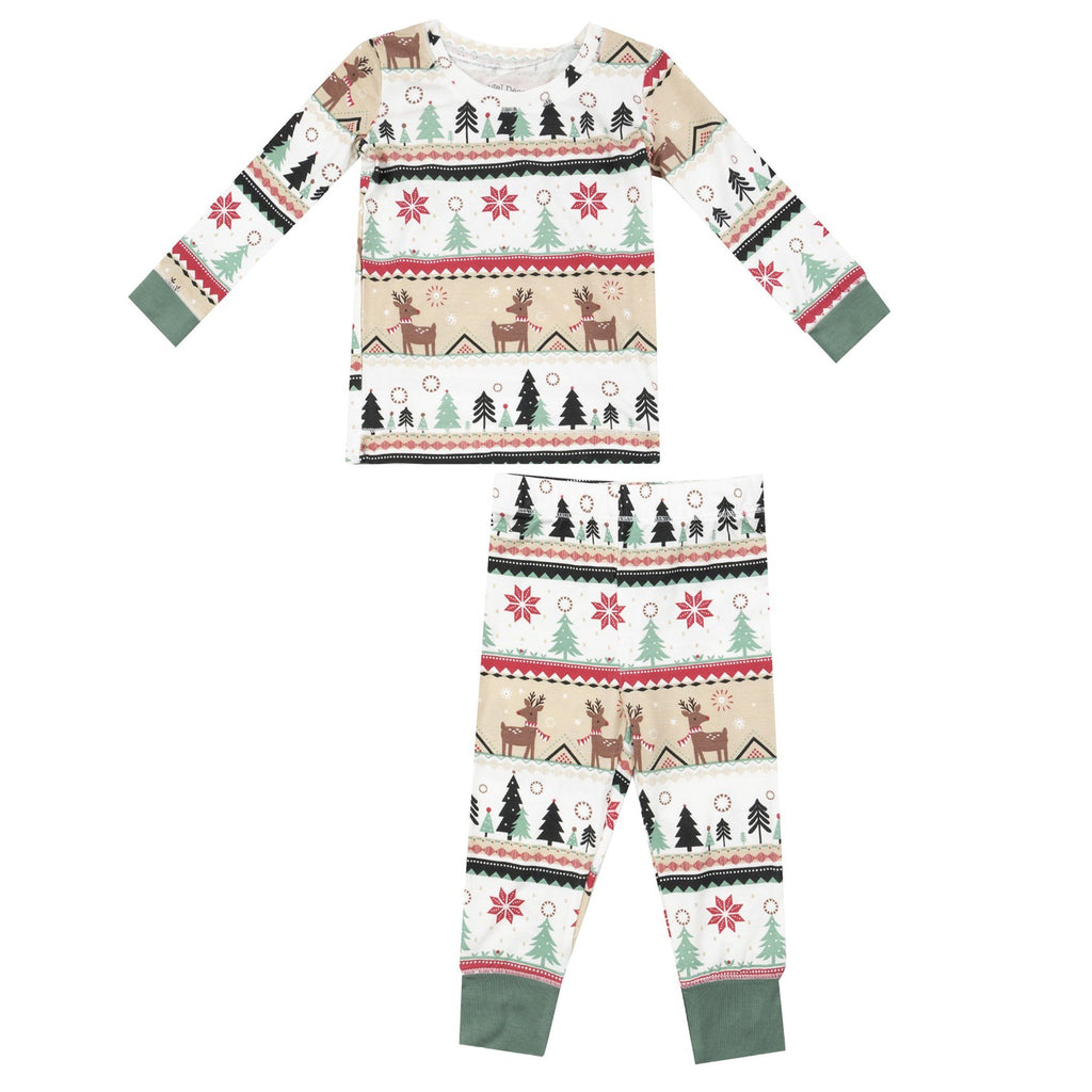 Reindeer Fair Isle - L/S Loungewear Set