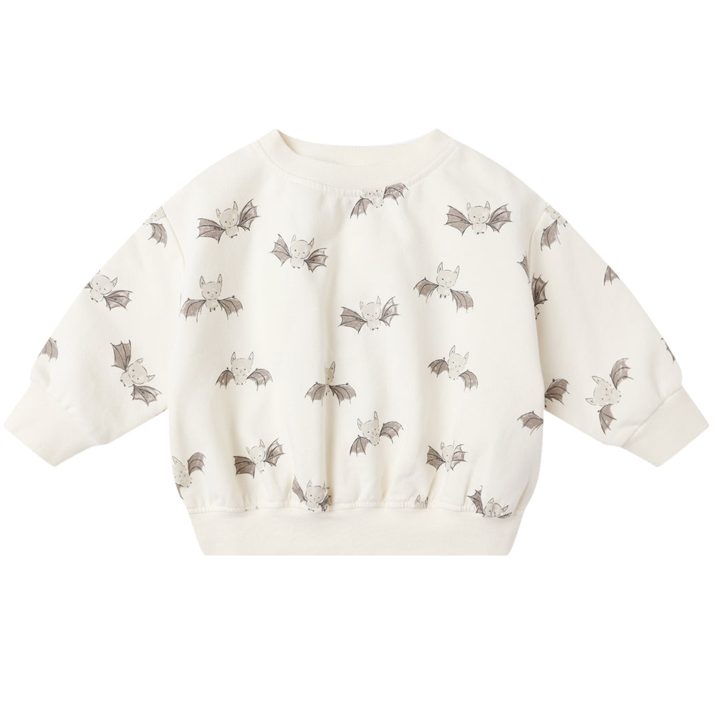 Relaxed Fleece Sweatshirt - Bats