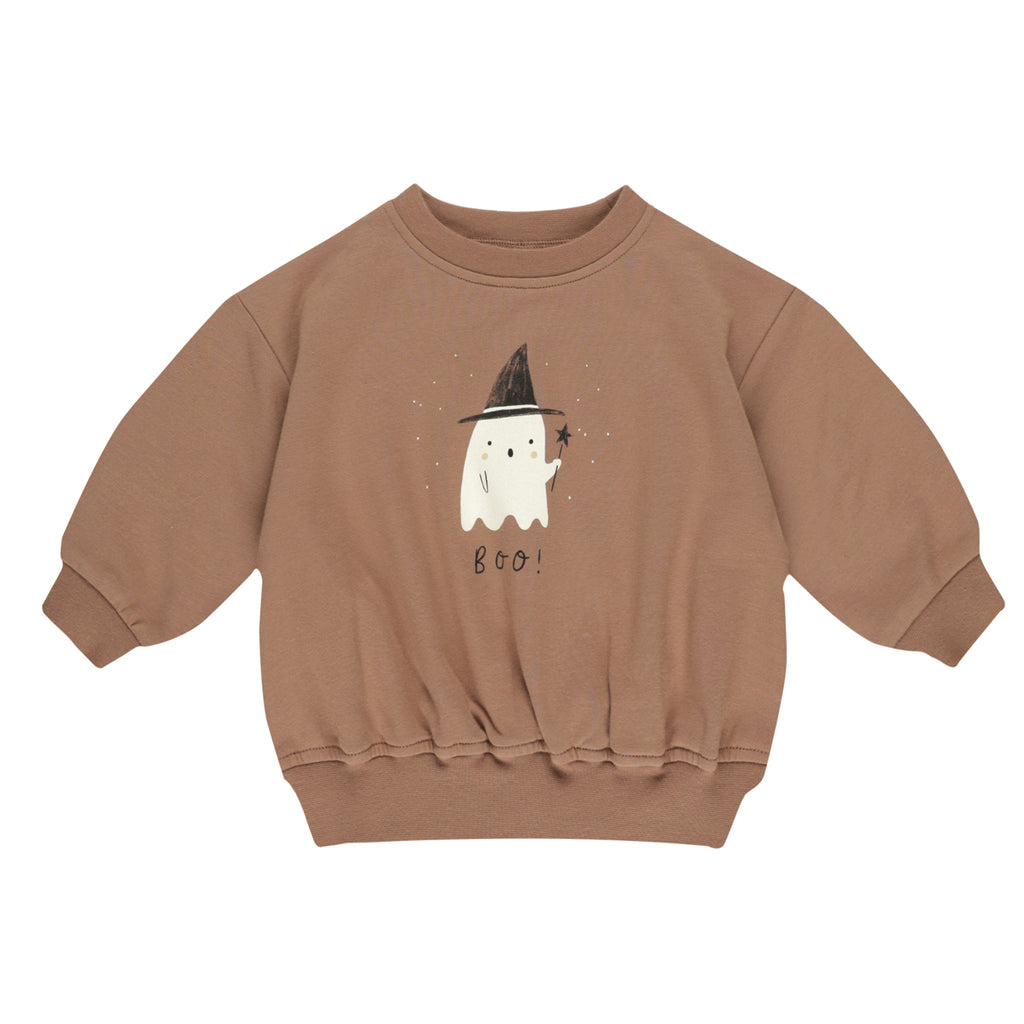 Relaxed Fleece Sweatshirt - Boo